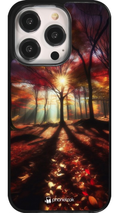 Coque iPhone 14 Pro - Automne doré glare