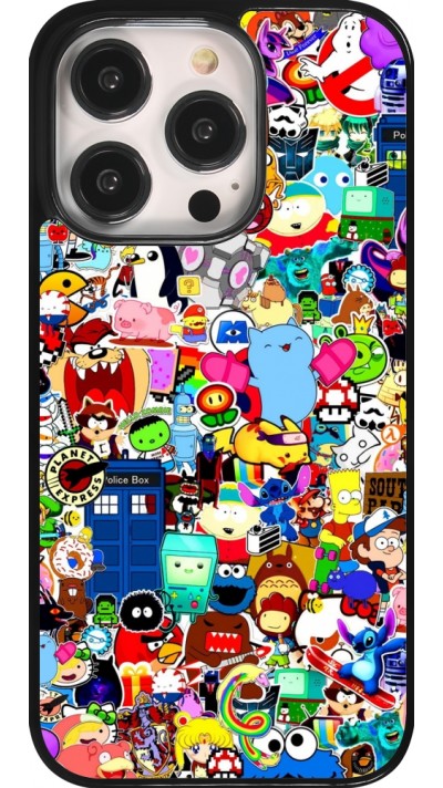 Coque iPhone 14 Pro - Mixed cartoons