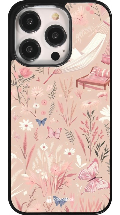 Coque iPhone 14 Pro - Summer Pastel Pattern