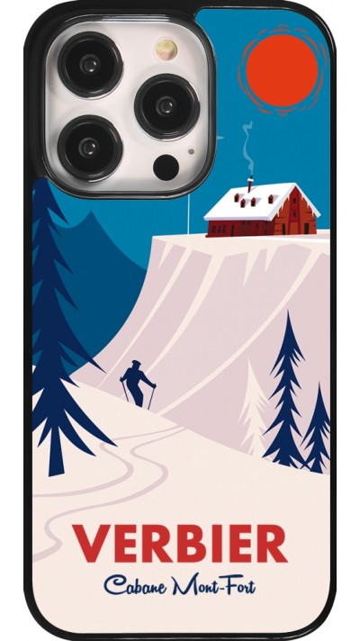 Coque iPhone 14 Pro - Verbier Cabane Mont-Fort