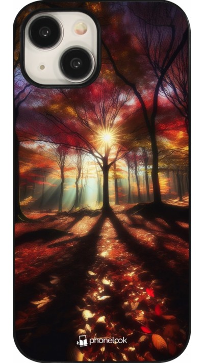 Coque iPhone 15 - Automne doré glare