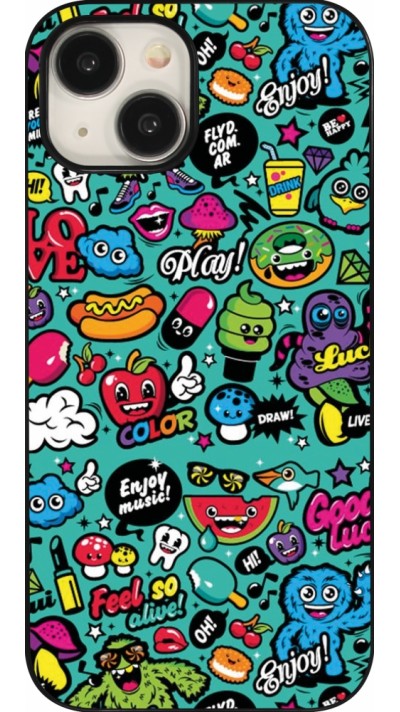 Coque iPhone 15 - Cartoons old school