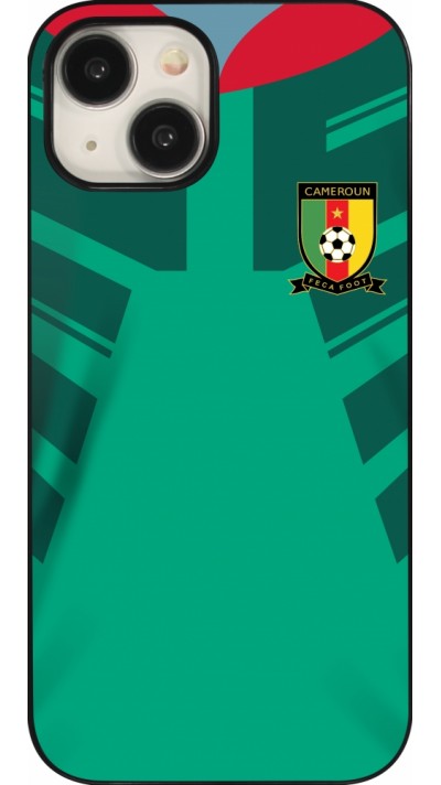 iPhone 15 Case Hülle - Kamerun 2022 personalisierbares Fussballtrikot