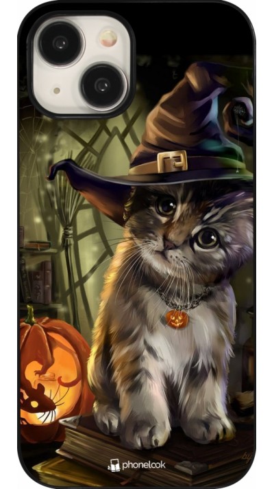 iPhone 15 Case Hülle - Halloween 21 Witch cat