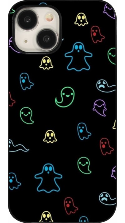 iPhone 15 Case Hülle - Halloween 2024 colorful ghosts