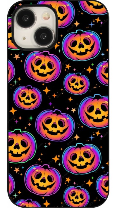 iPhone 15 Case Hülle - Halloween 2024 rainbow pumpkins