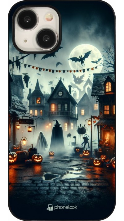 Coque iPhone 15 - Halloween Spookville