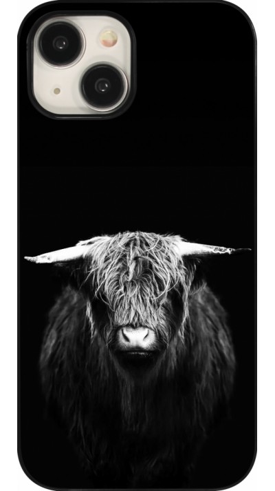 iPhone 15 Case Hülle - Highland calf black