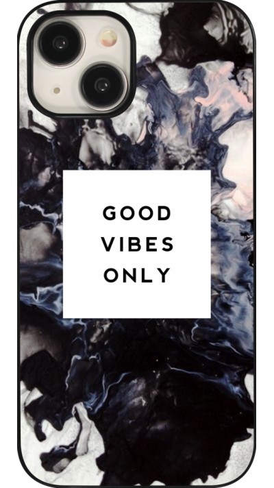 iPhone 15 Case Hülle - Marble Good Vibes Only