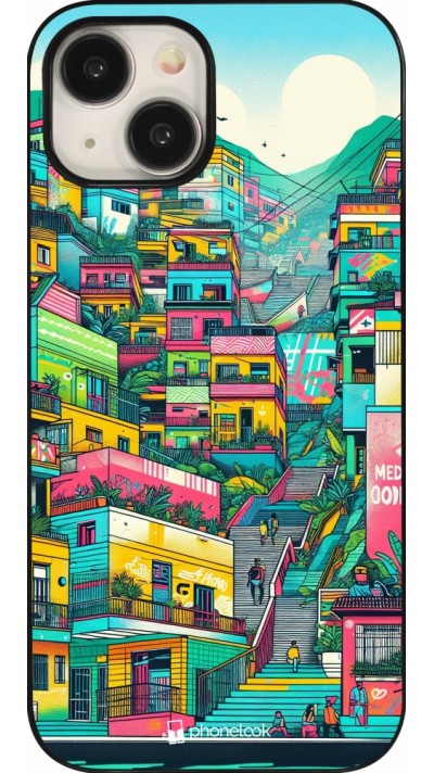 iPhone 15 Case Hülle - Medellin Comuna 13 Kunst