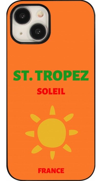 Coque iPhone 15 - Pop Summer Destination St-Tropez