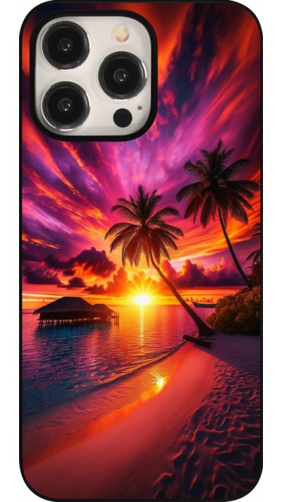 Coque iPhone 15 Pro Max - Maldives Dusk Bliss