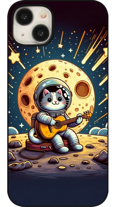 Coque iPhone 15 Plus - AstroCat RockLune