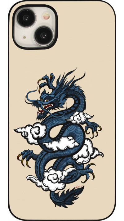 Coque iPhone 15 Plus - Blue Dragon Tattoo