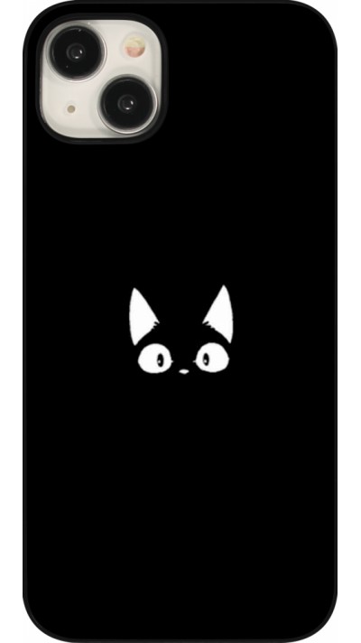 iPhone 15 Plus Case Hülle - Funny cat on black