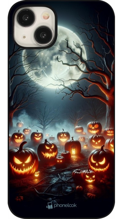 Coque iPhone 15 Plus - Halloween 2024 Many Pumpkins