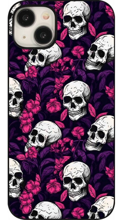 Coque iPhone 15 Plus - Halloween 2024 romantic skulls