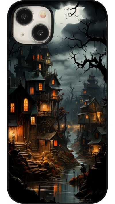 Coque iPhone 15 Plus - Halloween 2024 scary town