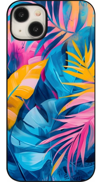 Coque iPhone 15 Plus - Palms Blue