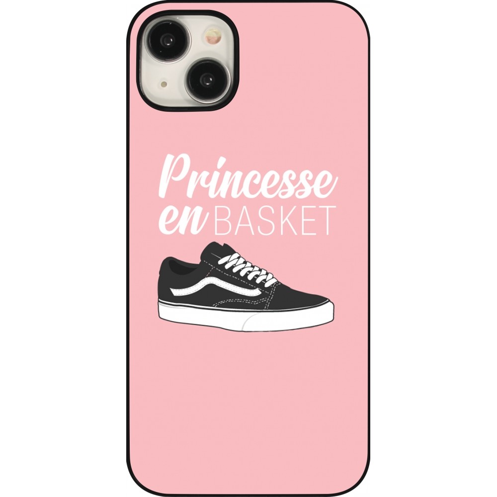 Coque iPhone 15 Plus - princesse en basket