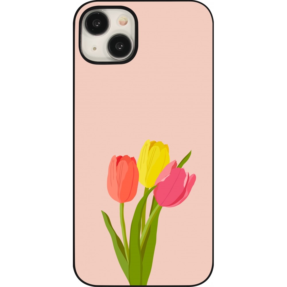 Coque iPhone 15 Plus - Spring 23 tulip trio