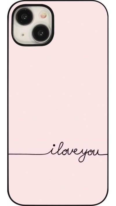 Coque iPhone 15 Plus - Valentine 2023 i love you writing