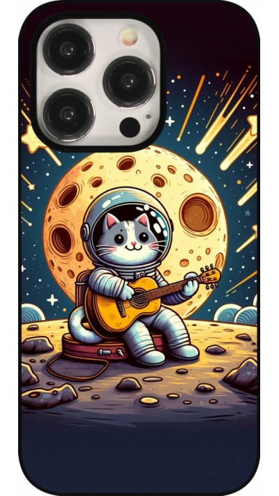 Coque iPhone 15 Pro - AstroCat RockLune