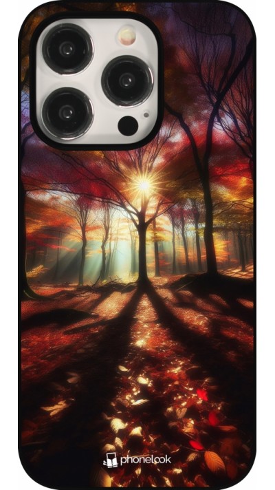 Coque iPhone 15 Pro - Automne doré glare