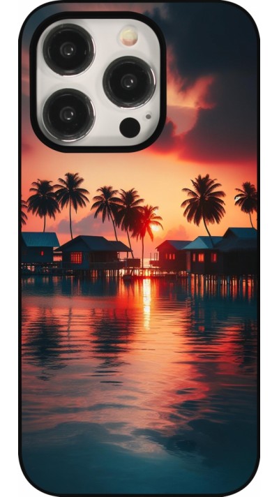 Coque iPhone 15 Pro - Paradis Maldives