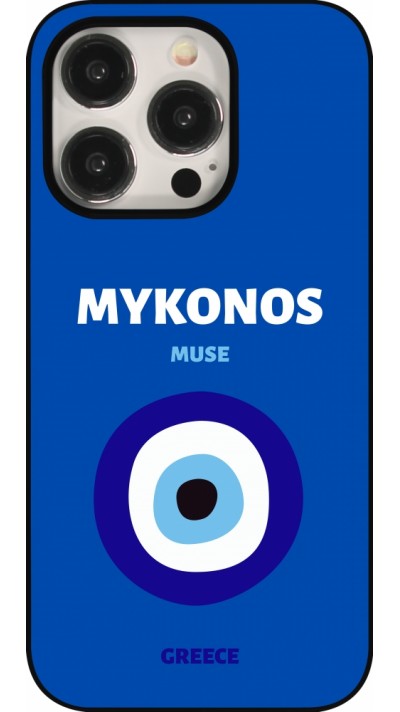 Coque iPhone 15 Pro - Pop Summer Destination Mykonos