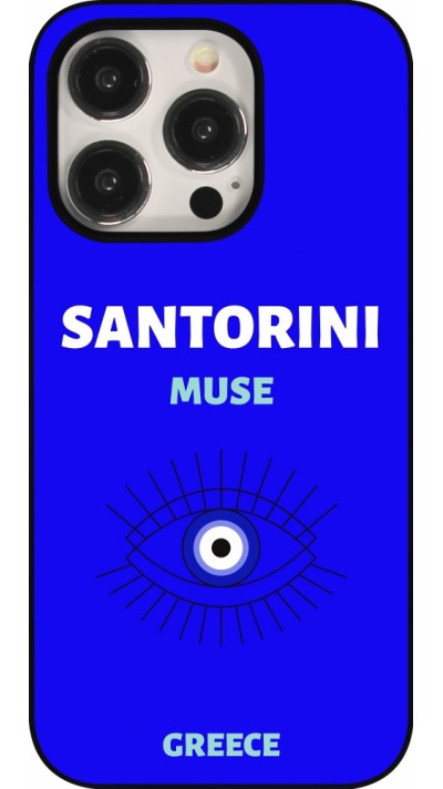 Coque iPhone 15 Pro - Pop Summer Destination Santorini