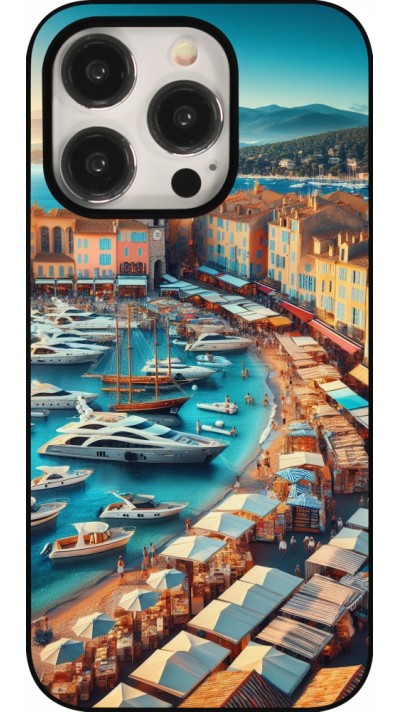 Coque iPhone 15 Pro - Saint-Tropez Beach