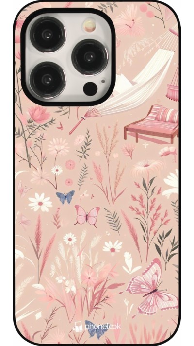 Coque iPhone 15 Pro - Summer Pastel Pattern