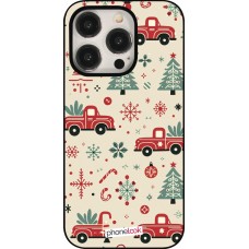 Coque iPhone 15 Pro - Noël 2024 Camion Sapin