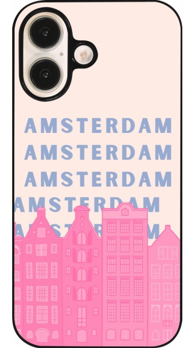 iPhone 16 Case Hülle - Amsterdam Pink Print