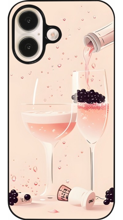 Coque iPhone 16 - Champagne Pouring Pink