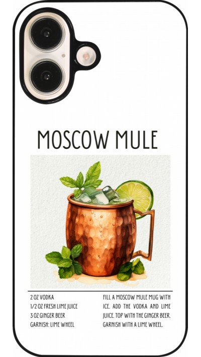 Coque iPhone 16 - Cocktail recette Moscow Mule