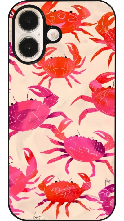 Coque iPhone 16 - Crabs Paint