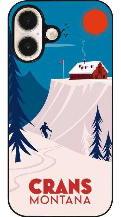 Coque iPhone 16 - Crans-Montana Cabane