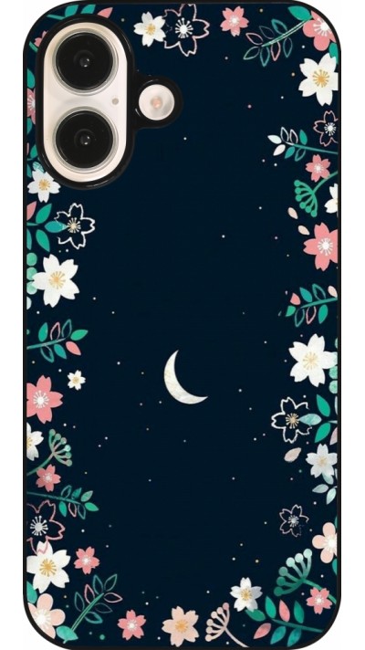 Coque iPhone 16 - Flowers space