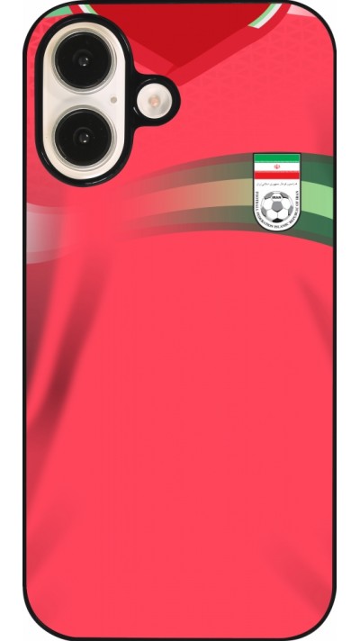 Coque iPhone 16 - Maillot de football Iran 2022 personnalisable