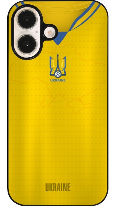 Coque iPhone 16 - Maillot de football Ukraine