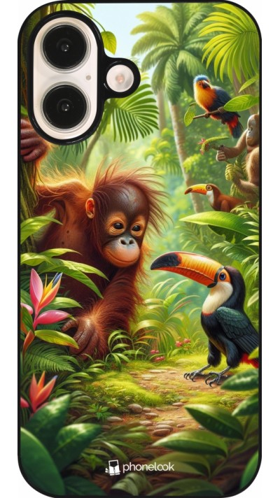 Coque iPhone 16 - Jungle Tropicale Tayrona