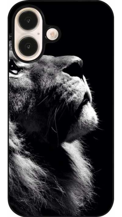 Coque iPhone 16 - Lion looking up