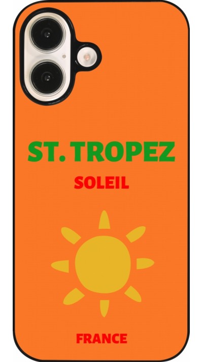 Coque iPhone 16 - Pop Summer Destination St-Tropez