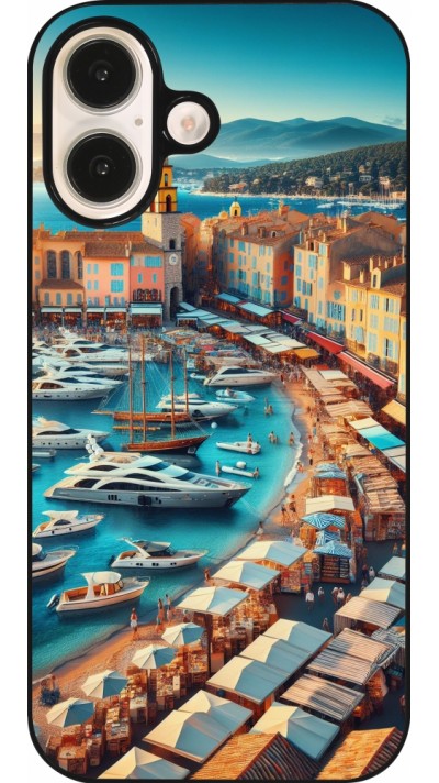 Coque iPhone 16 - Saint-Tropez Beach