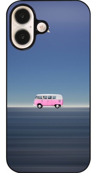 Coque iPhone 16 - Spring 23 pink bus