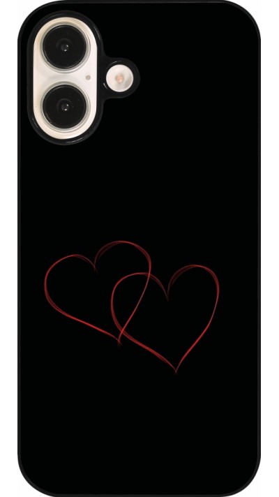 Coque iPhone 16 - Valentine 2023 attached heart