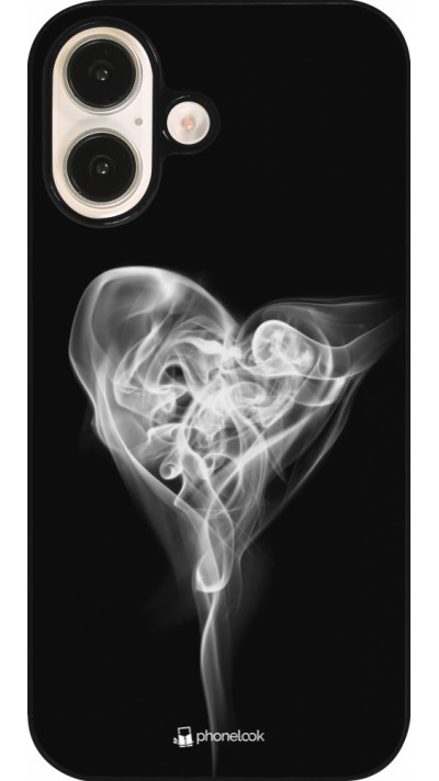 Coque iPhone 16 - Valentine 2022 Black Smoke