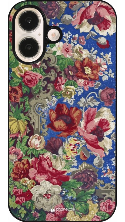 Coque iPhone 16 - Vintage Art Flowers